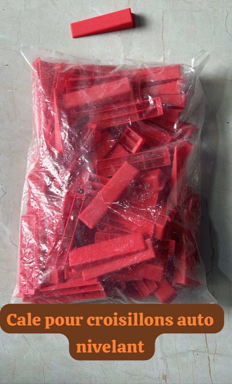 Cale pour croisillons auto nivelant