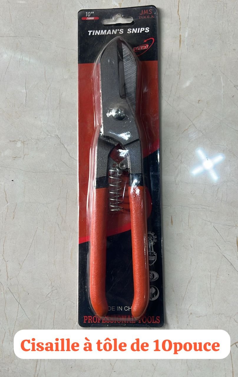 Cisaille à tôle de 10pouce