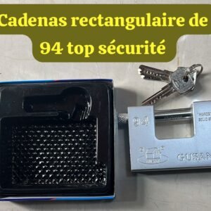 Cadenas rectangulaire de 94 top sécurité