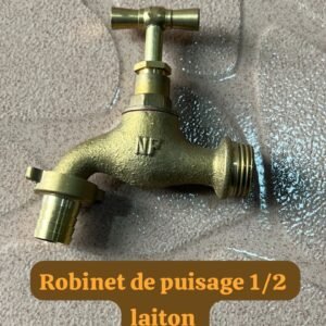 Robinet de puisage 1/2 laiton