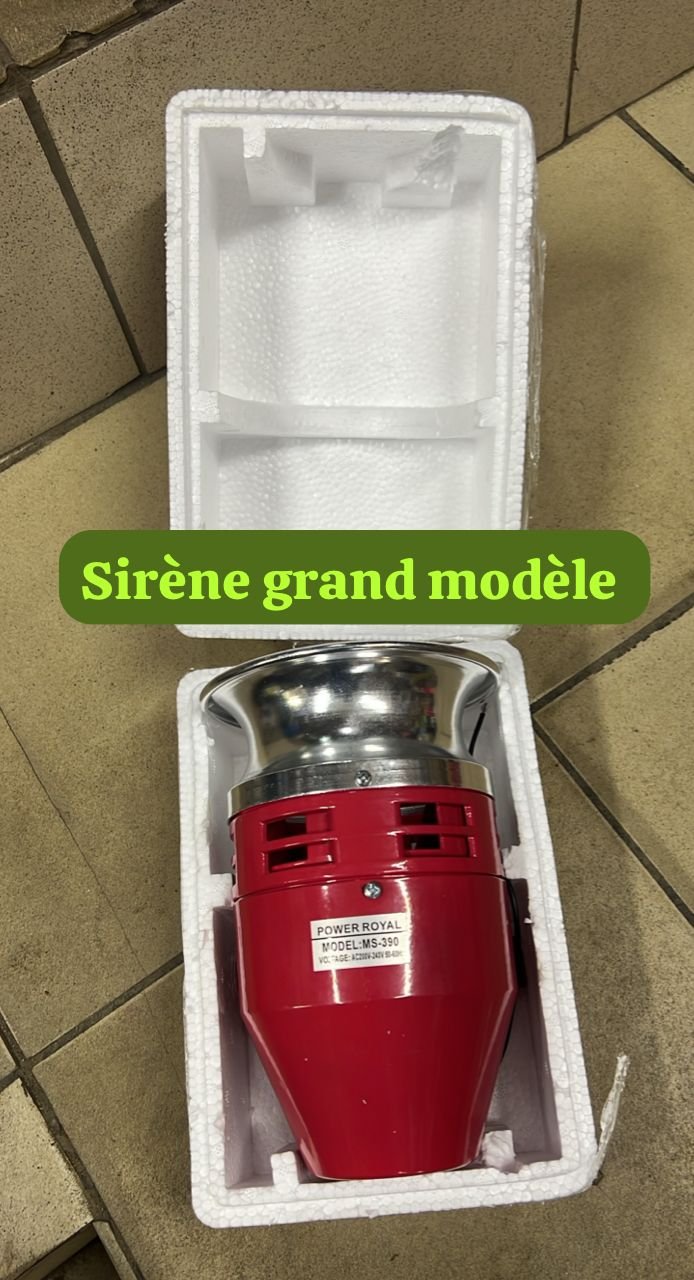 Sirène grand modèle